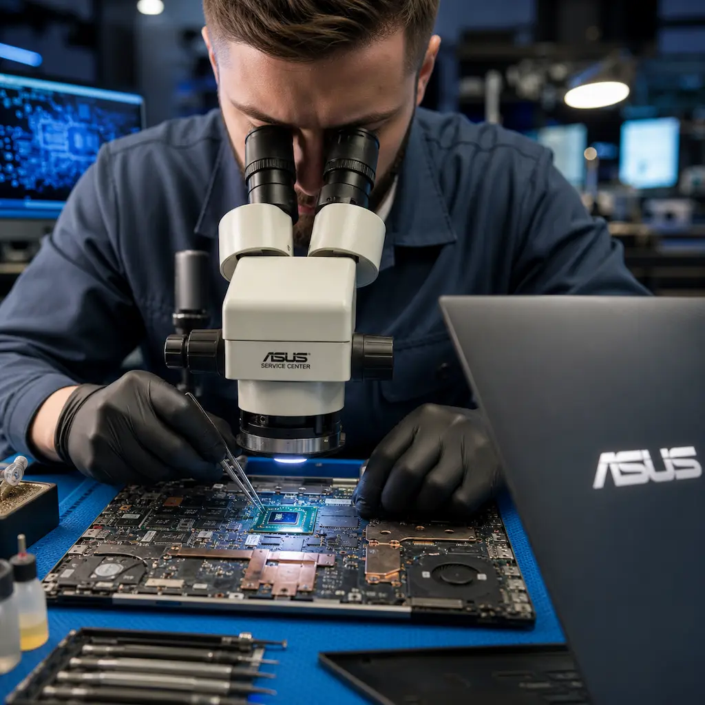 Замена видеокарты ноутбука Asus в Томске