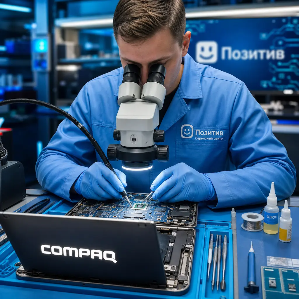 Замена видеокарты ноутбука Compaq в Томске