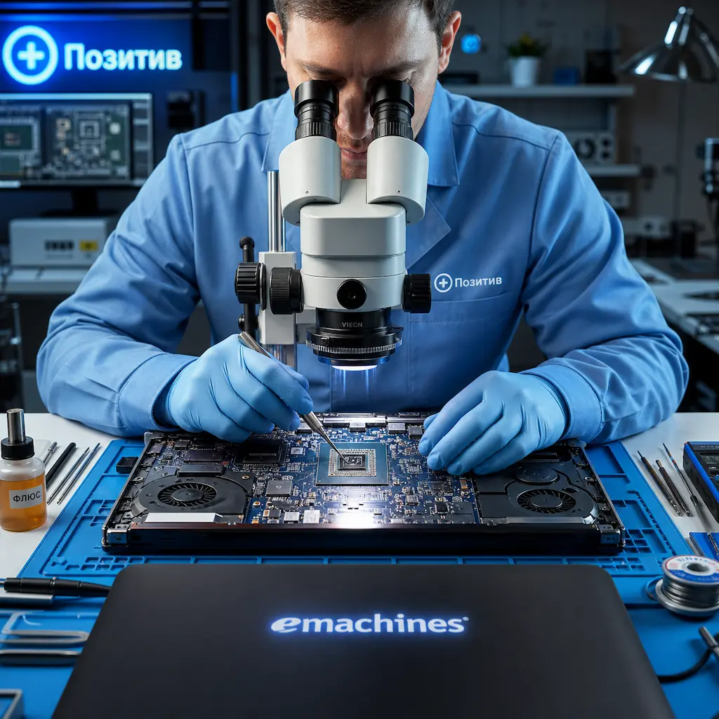 Замена видеокарты ноутбука Emachines в Томске