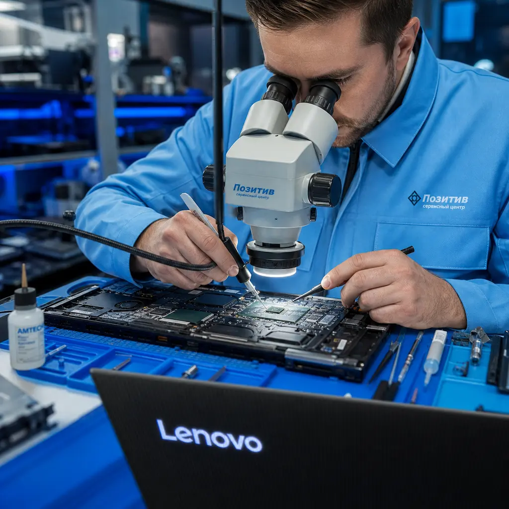 Замена видеокарты ноутбука Lenovo в Томске