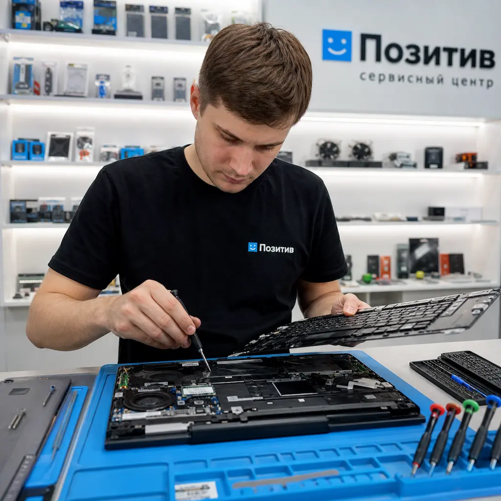 заменить клавиатуру на ноутбуке Samsung в Томске