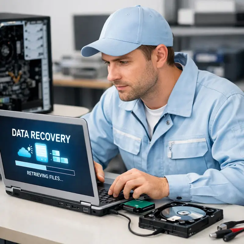 Восстановление данных и файлов в Томске