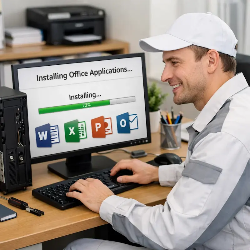 Установка и настройка программ на компьютере в Томске