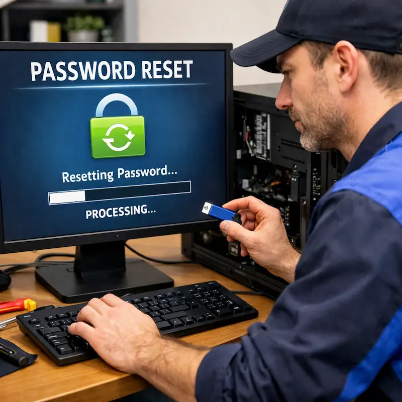 Удаление пароля на компьютере в Томске