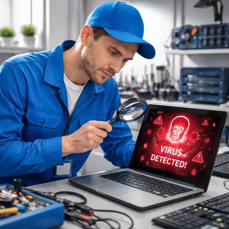 Поиск компьютерных вирусов в Томске