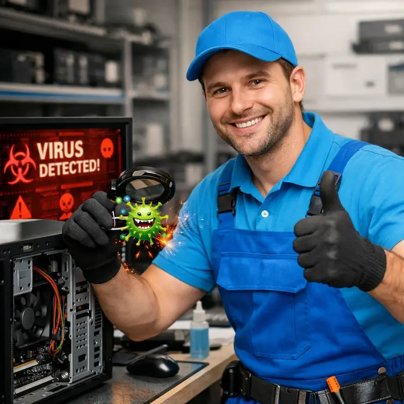 Удаление вирусов с компьютера в Томске